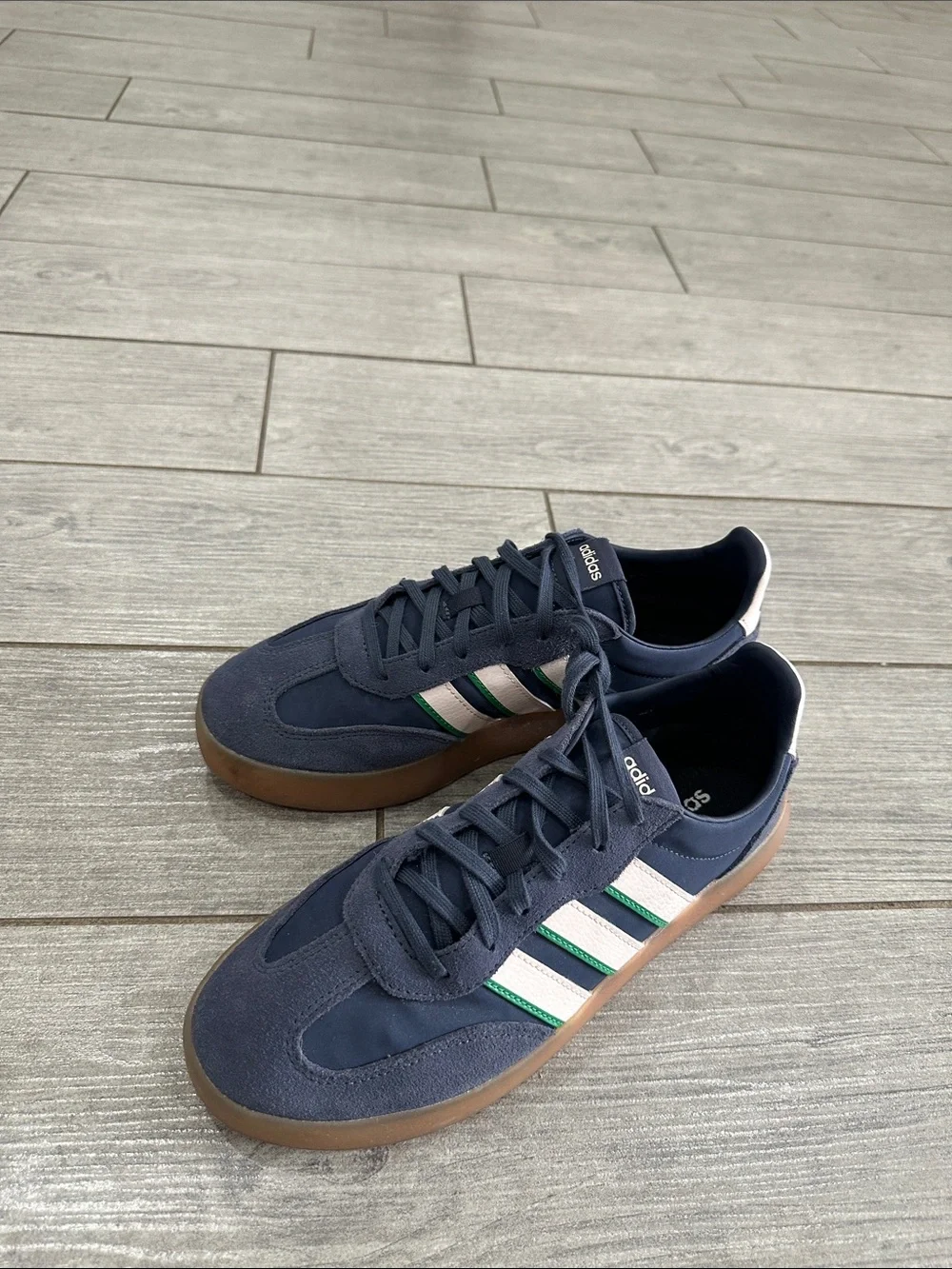Adidas Barreda Decode Sneaker in Shadow Navy Quartz Green New!